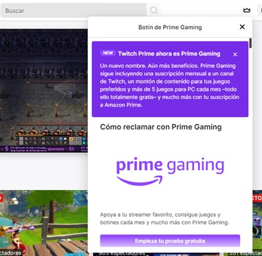 Hacerse premium en Twitch