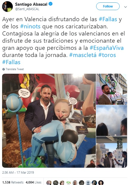 Top Tweet fallas 2019