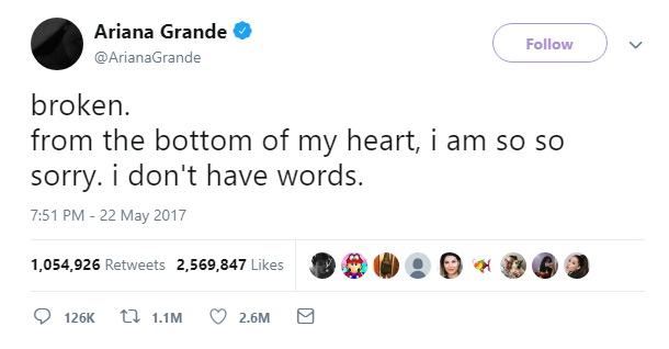 Ariana Grande ataque terrorista