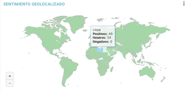 Geolocalización del sentimiento Atribus los Oscars