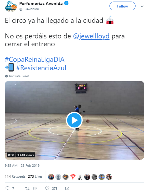 Copa de la reina top tweet.